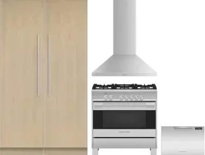 5 Piece Package Includes Refrigerator, Freezer, Range, Hood And Dishwasher